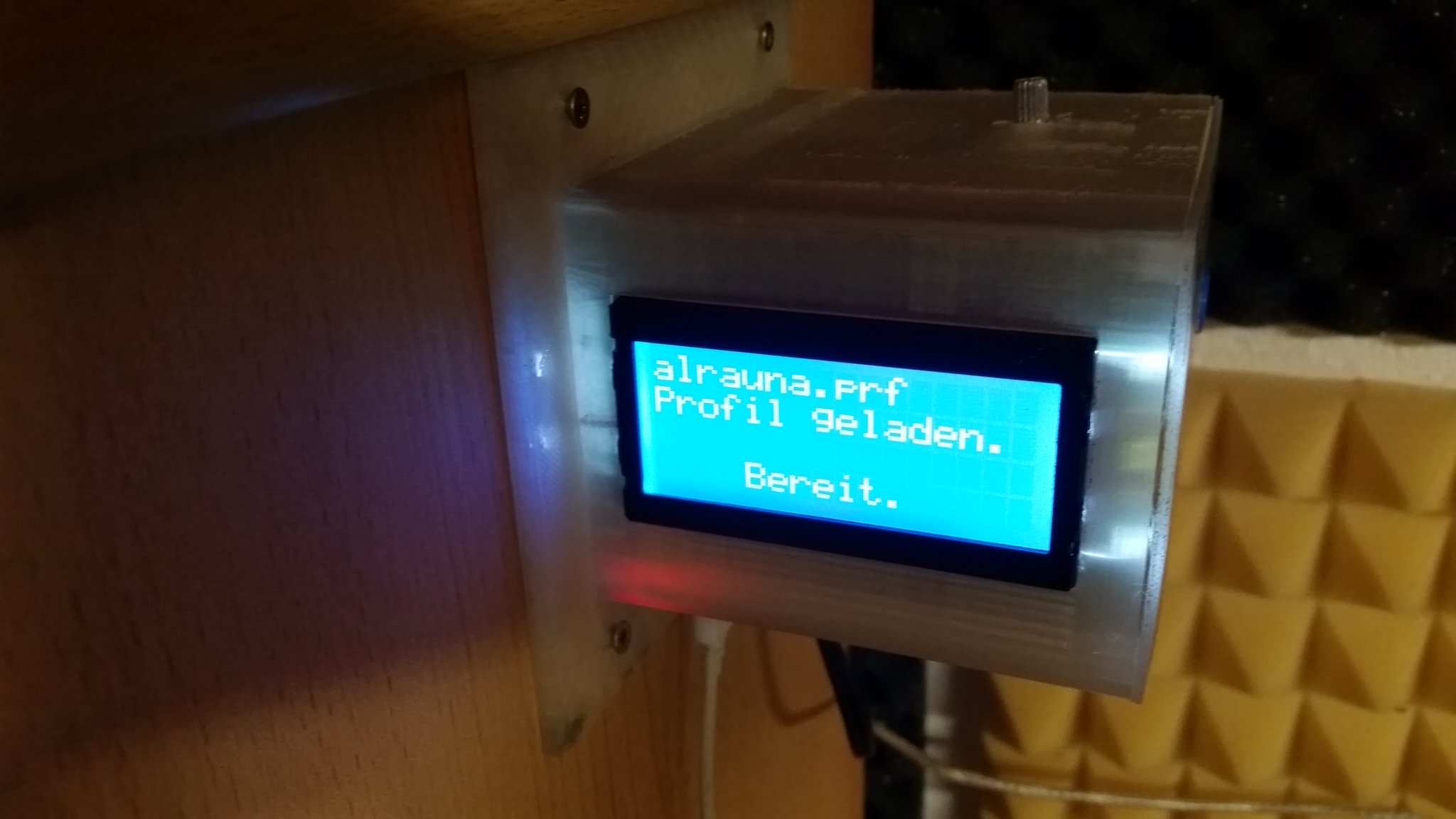 Das Gerät ist bereit, Wave-Dateien abzuspielen.