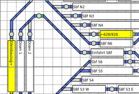 Bildschirmausschnitt von Web4Rail